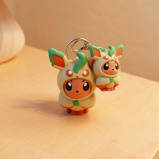Eevee Leafeon Cosplay & Mini Set